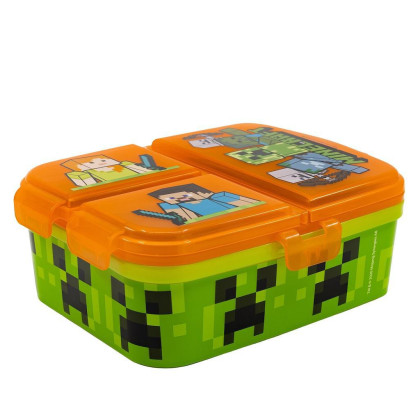 Svačinový box s přihrádkami 550 ml Minecraft