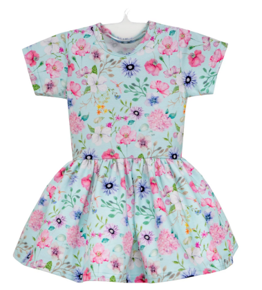 Dívčí šaty Květy