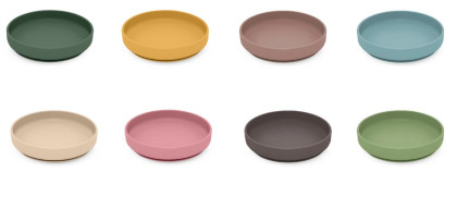 Talíř silikonový s přísavkou Take&Match 6 m+ Petite & Mars