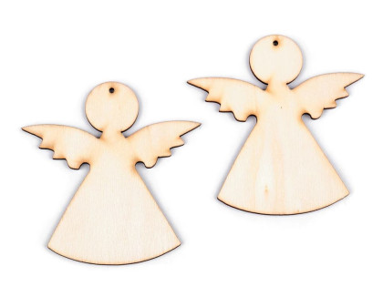 Dřevěný anděl k zavěšení/k nalepení