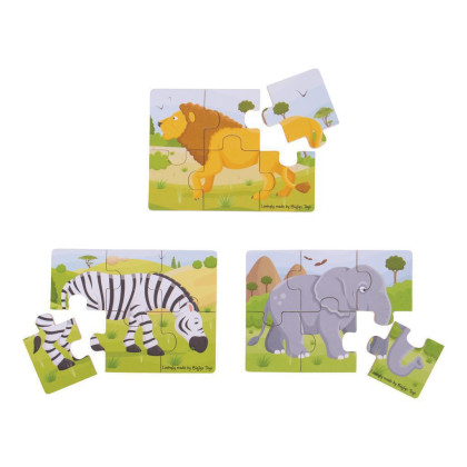 Puzzle 3v1 Bigjigs Toys