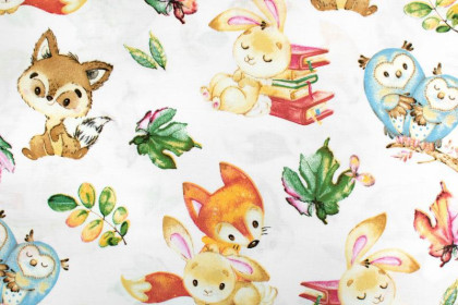 Mantinel s povlečením Premium 3dílná sada Cute Animals Baby Nellys