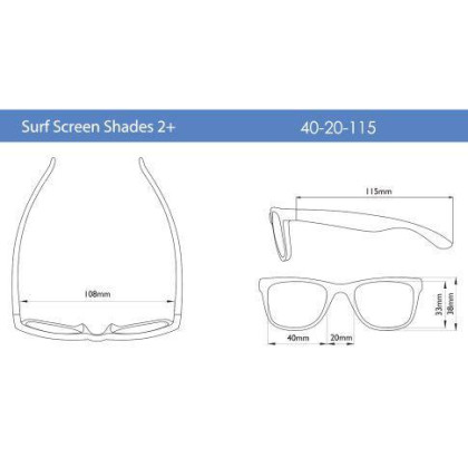 Brýle proti modrému světlu Surf 2+