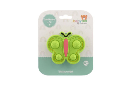 Točáček motýlek babyted silikon/plast 9 x 5,5 cm