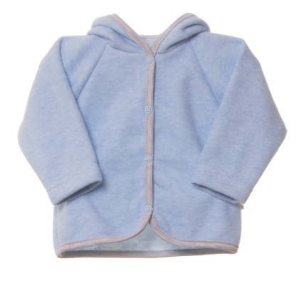 Kabátek svetrovina s kapucí MKcool Modrý