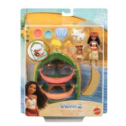 Malá panenka Vaiana a sestra ve vesničce Mattel