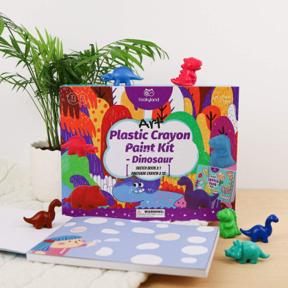 Kreativní sada První voskovky 2 v 1 Dinosaurus Tookyland