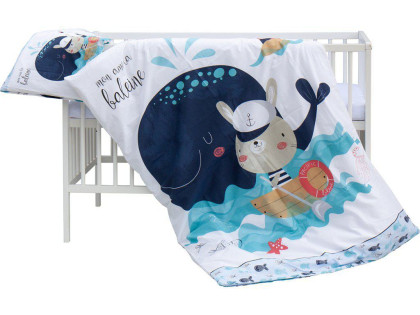 Dětská postýlka s kompletní výbavou 120 x 60 cm, Panu Scarlett