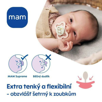 Dudlík Air silikon 0 m+ MAM