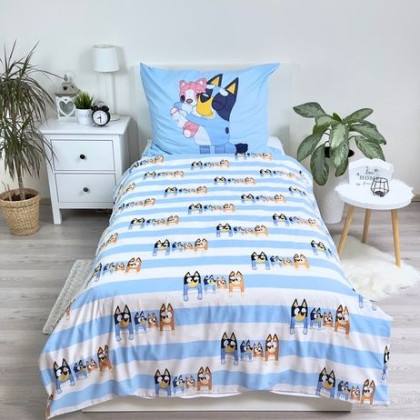 Povlečení Bluey 140 x 200, 70 x 90 cm Jerry Fabrics