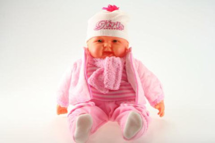 Velké miminko růžová holčička