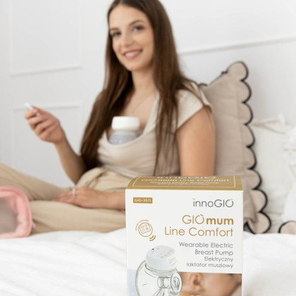 Přenosná elektrická odsávačka mateřského mléka GIOmum Line Comfort Single InnoGIO