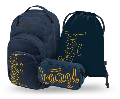 Set 3 Coolmate Lux: batoh, penál, sáček Baagl