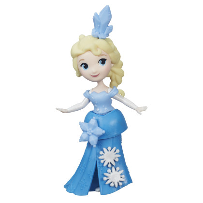 Frozen malé panenky - Elsa v modrých šatech