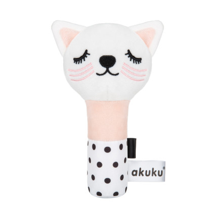 Plyšové pískátko kočička Akuku