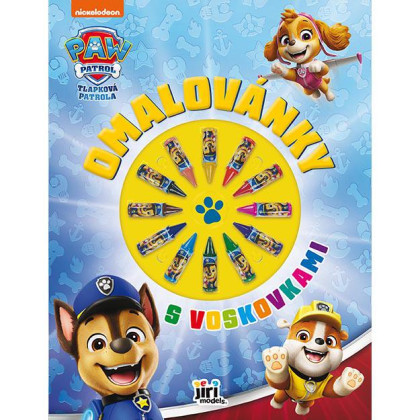 Omalovánky s voskovkami Tlapková patrola
