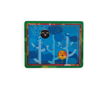Moulin Roty Třívrstvé puzzle Džungle