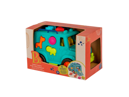 Náklaďák s vkládacími tvary Animal Rescue B-Toys