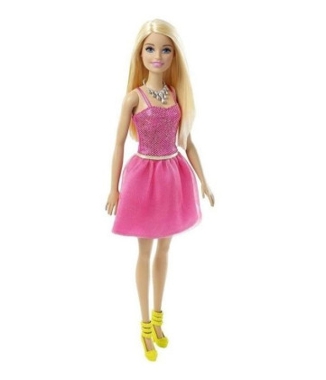 Barbie v třpytivých šatech RŮŽOVÝCH BLONDÝNKA