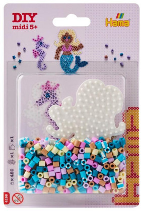 Korálkový set Mořská panna 450 ks MIDI