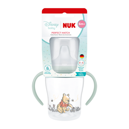 Lahvička na učení Perfect Match Disney Medvídek Pú 150 ml Nuk