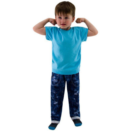 Dětské tričko jednobarevné Tyrkysové