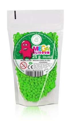 Kuličky do slizu zelené 25g