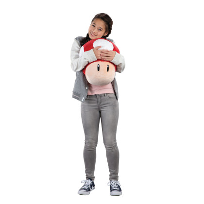 Super Mario plyšová houba 34 cm Mocchi Mocchi