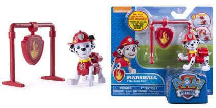 Tlapková patrola - figurka s akčním batohem