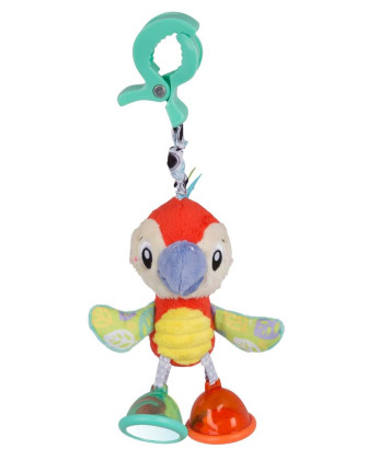 Závěsný papoušek s klipem Playgro