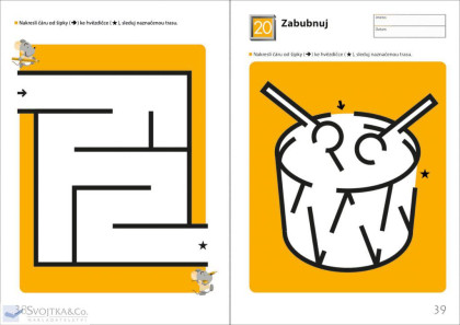 Můj pracovní sešit Snadná bludiště