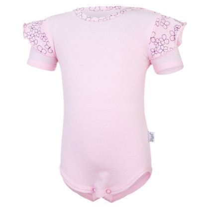 Body tenké Tisk krátký rukáv Outlast® UV 50+ Růžové baby