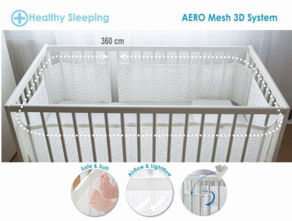 Mantinel do postýlky Bump Air Design 360 cm Babymatex