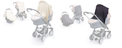 Univerzální clona na kočárek/sedačku