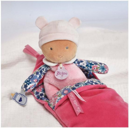 Doudou Jolijou Miminko v navlékací peřince 20 cm