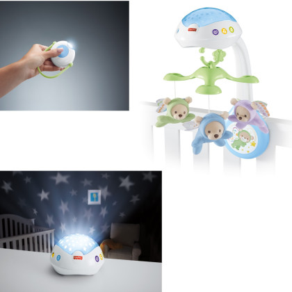 Kolotoč nad postýlku motýlci Fisher Price