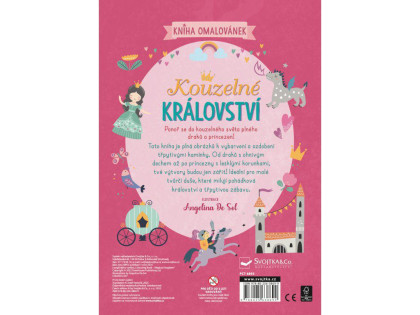 Kouzelné království - 1400 diamantů k nalepení, omalovánky