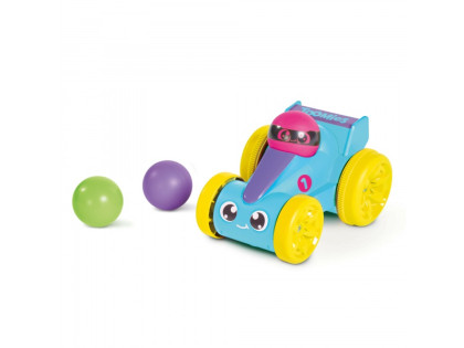 Závodní autíčko modré s vystřelovacími míčky Toomies