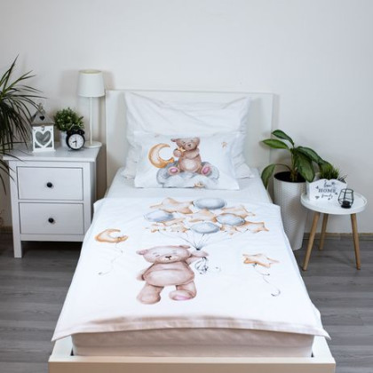 Povlečení do postýlky Medvídek Cute baby 100 x 135, 40 x 60 cm Jerry Fabrics