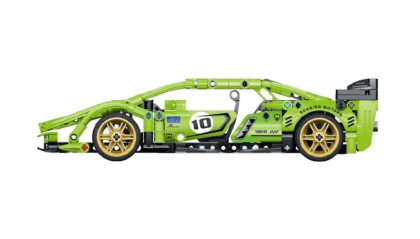 Stavebnice auto sportovní na zpětné natažení 457 dílků iM.Master