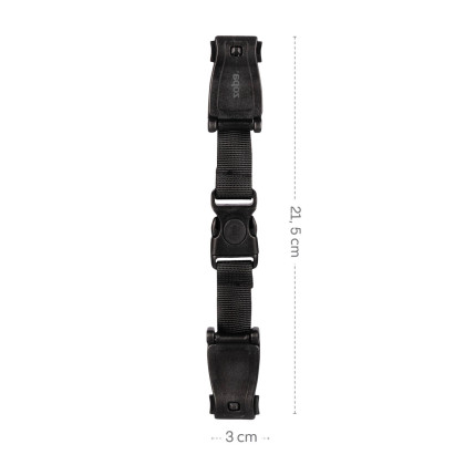Zámek bezpečnostních pásů pro autosedačky Deluxe Black Zopa