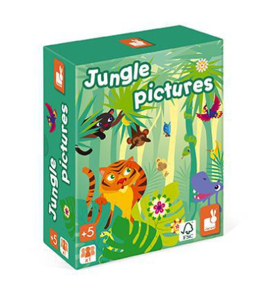 Logická hra pro děti Obrázky z džungle Janod