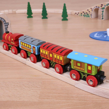 Osobní vlak + 2 koleje Bigjigs Rail