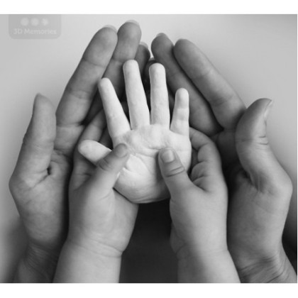 3D Memories odlévací sada baby pro 3D odlitek ručiček a nožiček
