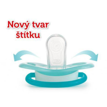 Dudlík silikonový symetrický 0-6 m Canpol babies SO COOL
