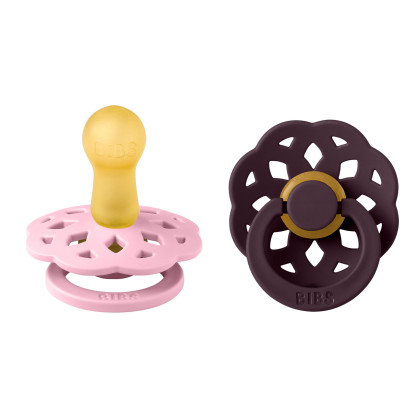 Dudlíky kaučuk 2 ks 6+ měsíců Boheme Bibs