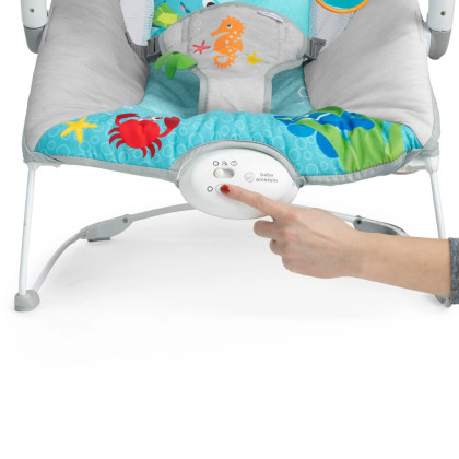 Lehátko hudební vibrační se světly Kick to It Neptune do 9 kg Baby Einstein