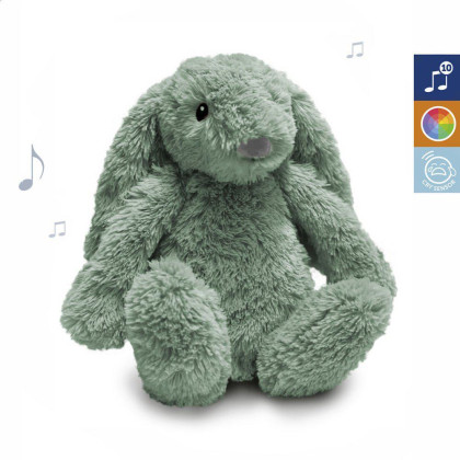 Králíček Ro Šumící zvířátko s nočním světlem a USB nabíjením Zazu 