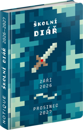 Studentský diář Gamer (září 2026 – prosinec 2027) Notique