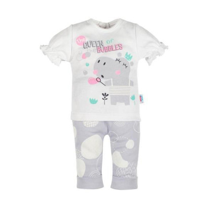 Kojenecké tričko s krátkým rukávem a tepláčky New Baby Queen